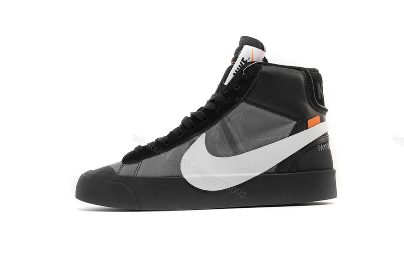 View 7 of Nike Blazer Mid Off-White Grim Reaper AA3832-001