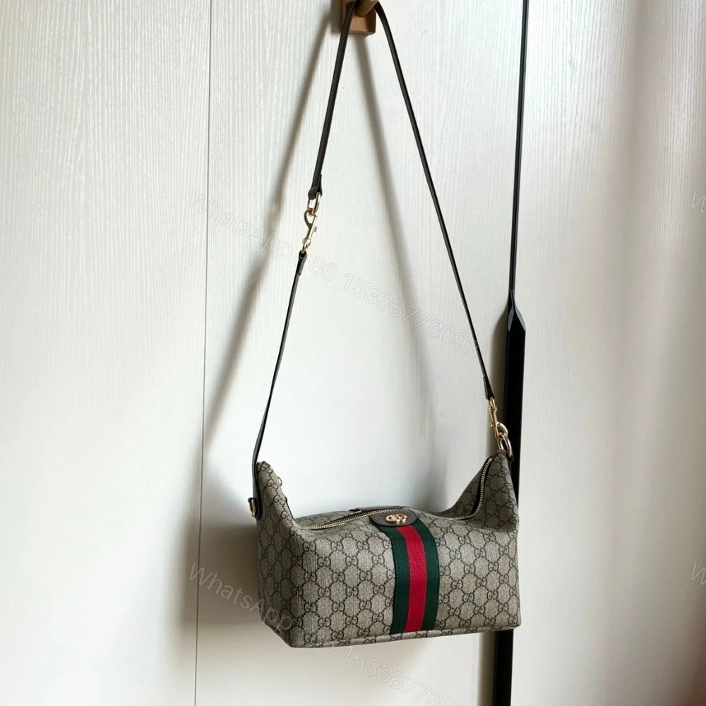 View 3 of Gucci Vanity Medium Top Handle Bag Beige And Ebony 27Cm ‎