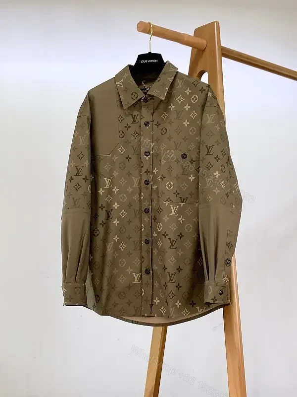 Olive Monogram Jacket: Modern Luxury, All‐Day Comfort — view 1