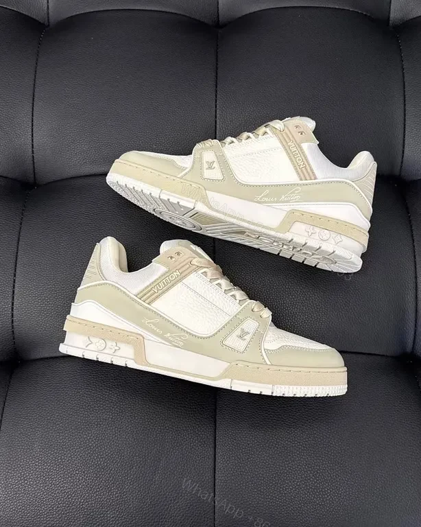 View 3 of Premium Minimalist Luxe Sneakers with LV Detailing