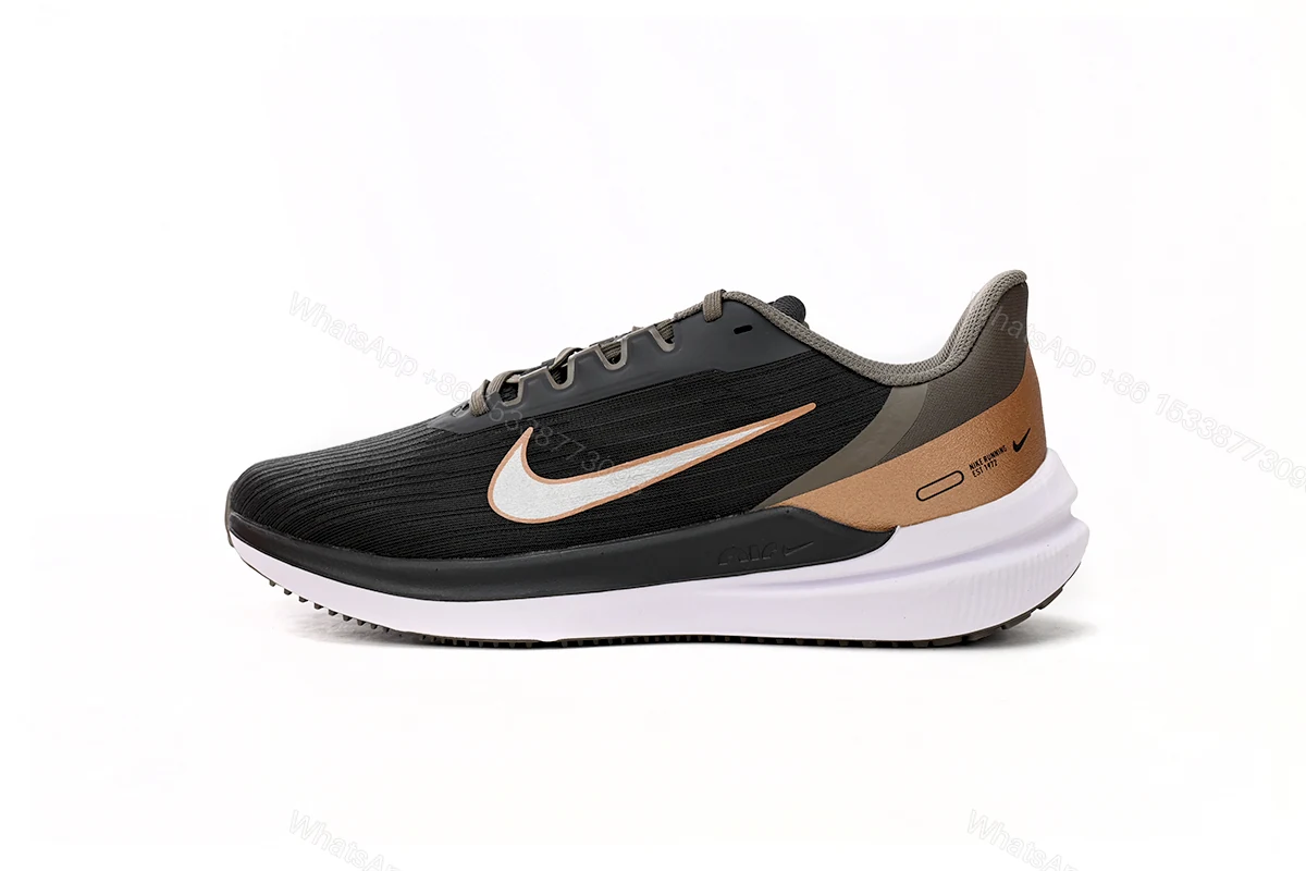 View 11 of Nike Air Winflo 9 Black And White Brown DD8686-005