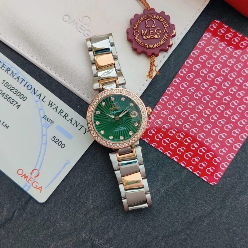 View 4 of Omega De Ville Ladymatic Rose Gold 33mm Quartz