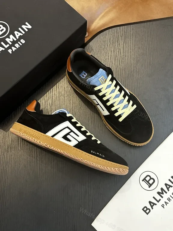 View 5 of Balmain-Inspired Luxe Sneakers: Cushioned Everyday Comfort