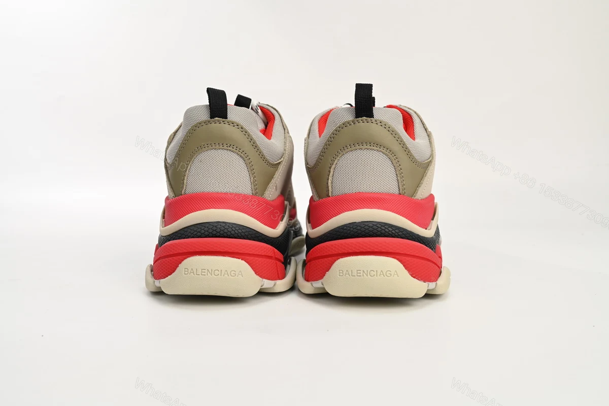 View 3 of Balenciaga Triple S Red White Dark Grey 541624 W06E2 1863