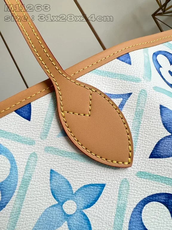 View 9 of Lightweight Canvas Tote Monogram Luxe: Signature LV-Style Tote