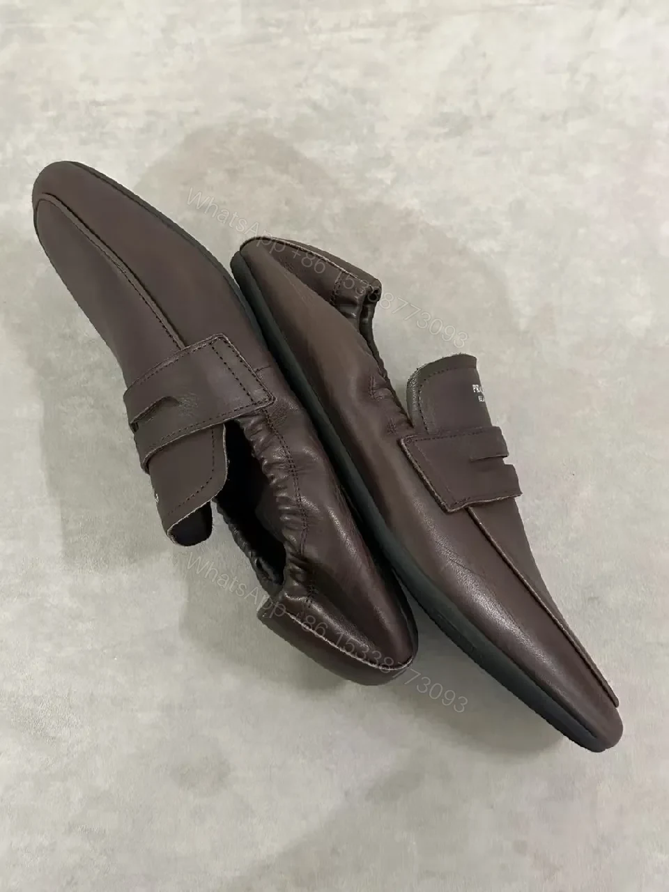 View 6 of Dark Leather Loafers + Full-Grain Leather + Classic Minimalist + All-Day Comfort + Loafers