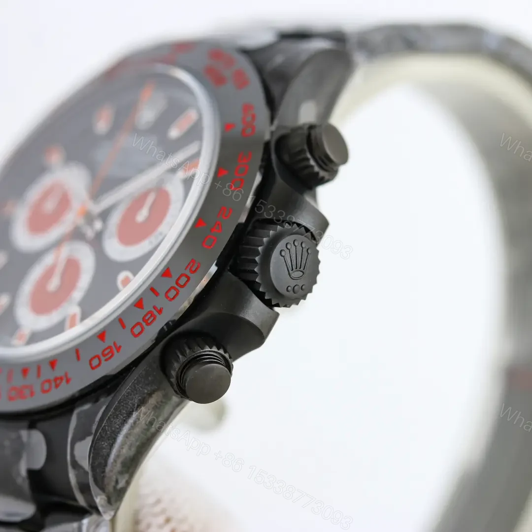 View 6 of Rolex Daytona Red Ferrari DLC Black Dial 40mm ROLEX-DAYTONA-RED-DLC-40