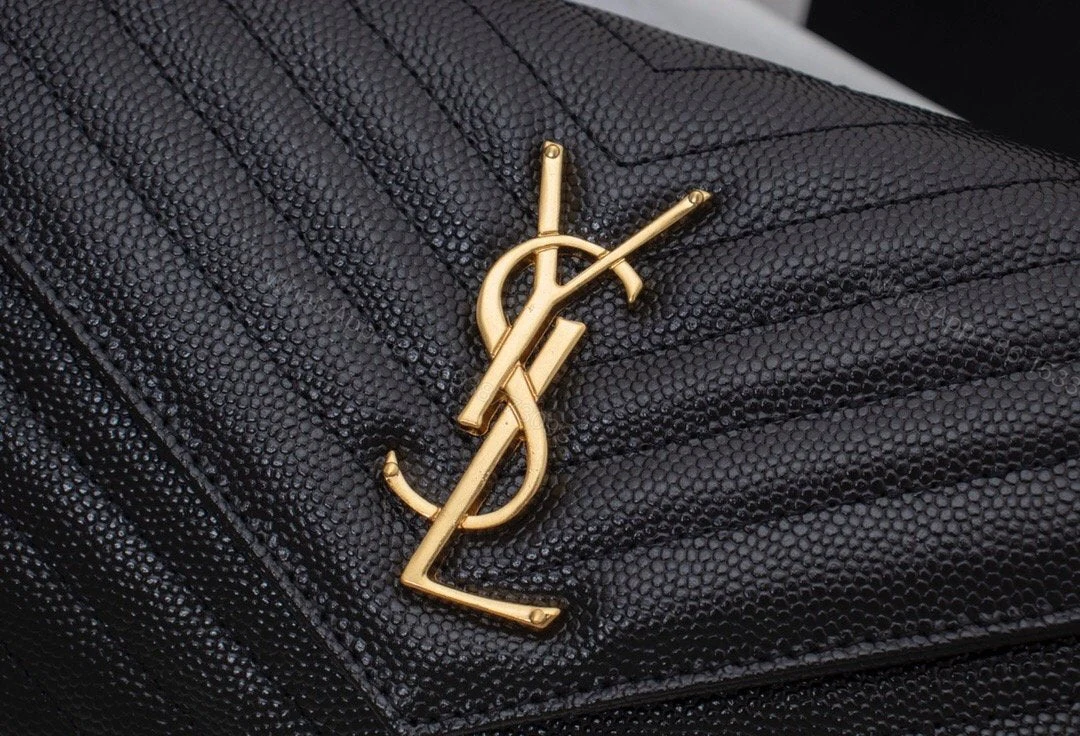 View 2 of Saint Laurent Cassandre Chain Wallet
