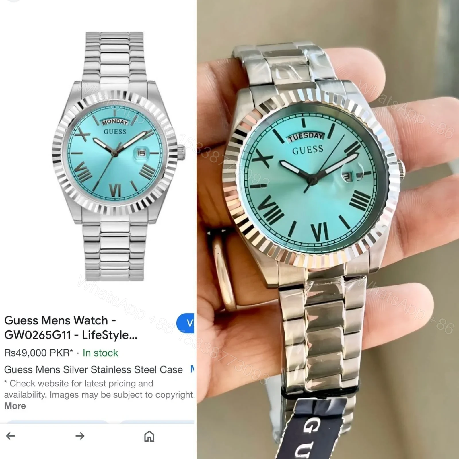 View 3 of Guess Men’s Quartz Silver GW0265G11