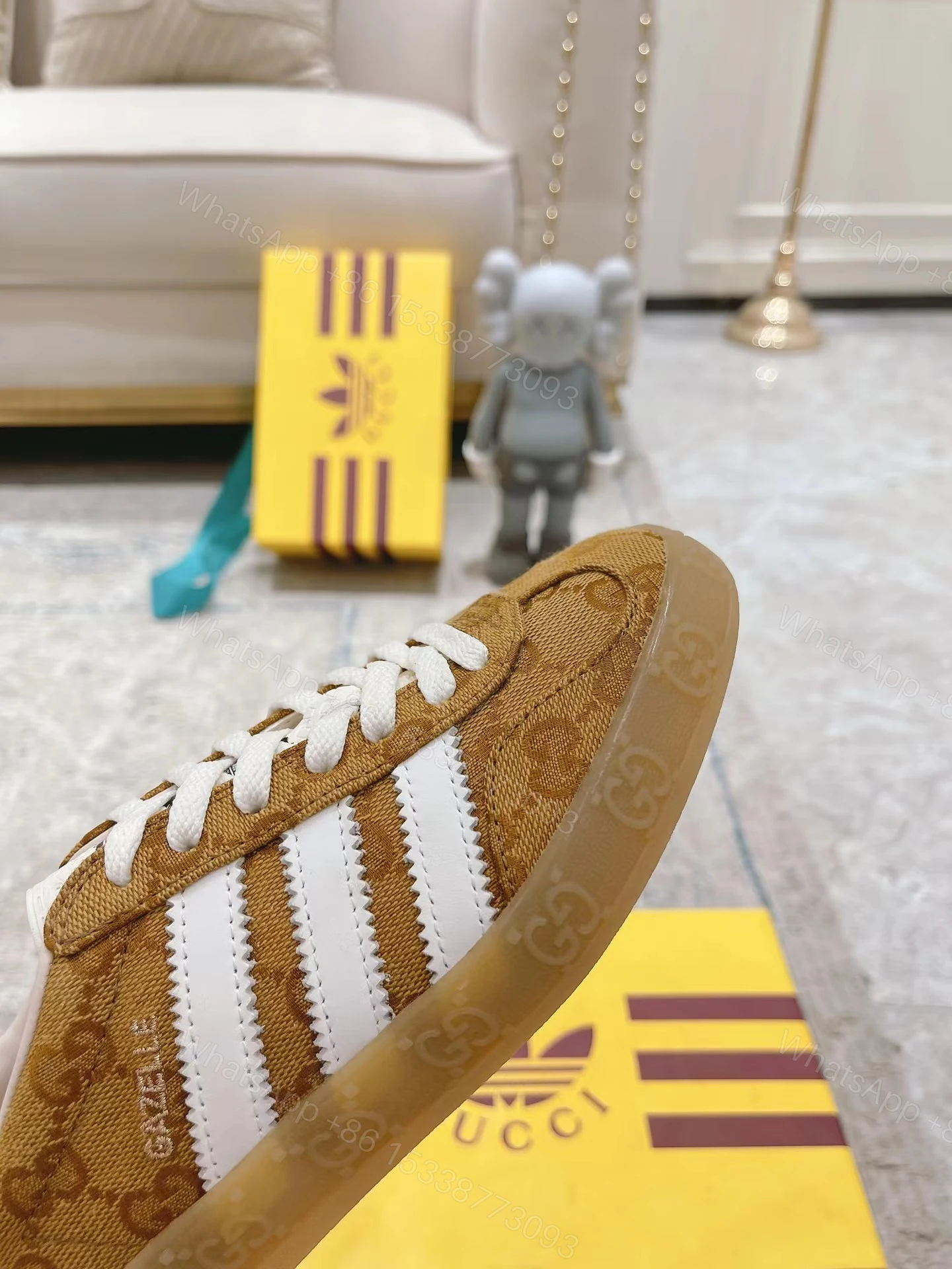 View 3 of GG × Adidas Gazelle