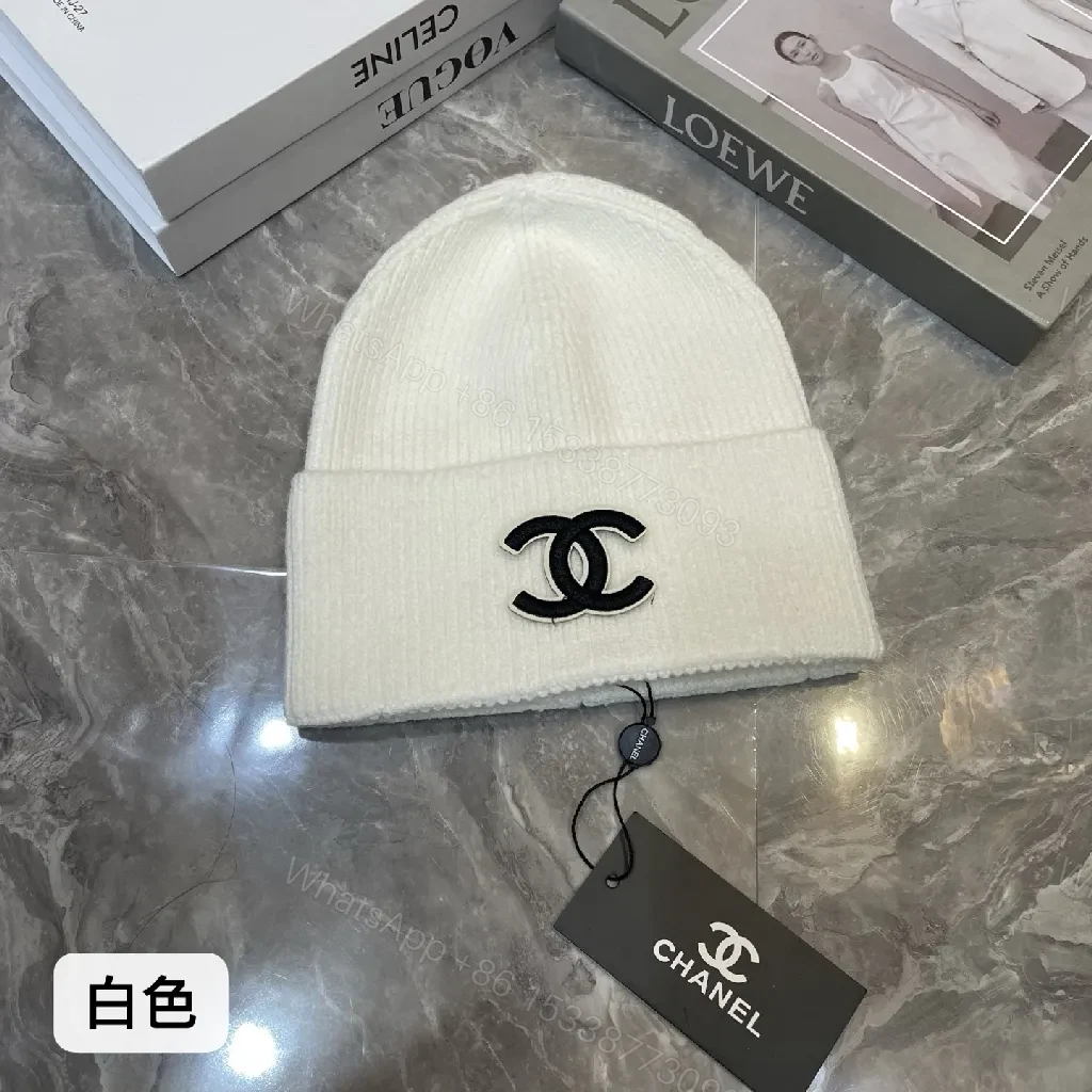 View 10 of Colorful Knit Beanie with Luxe Logo Emblem