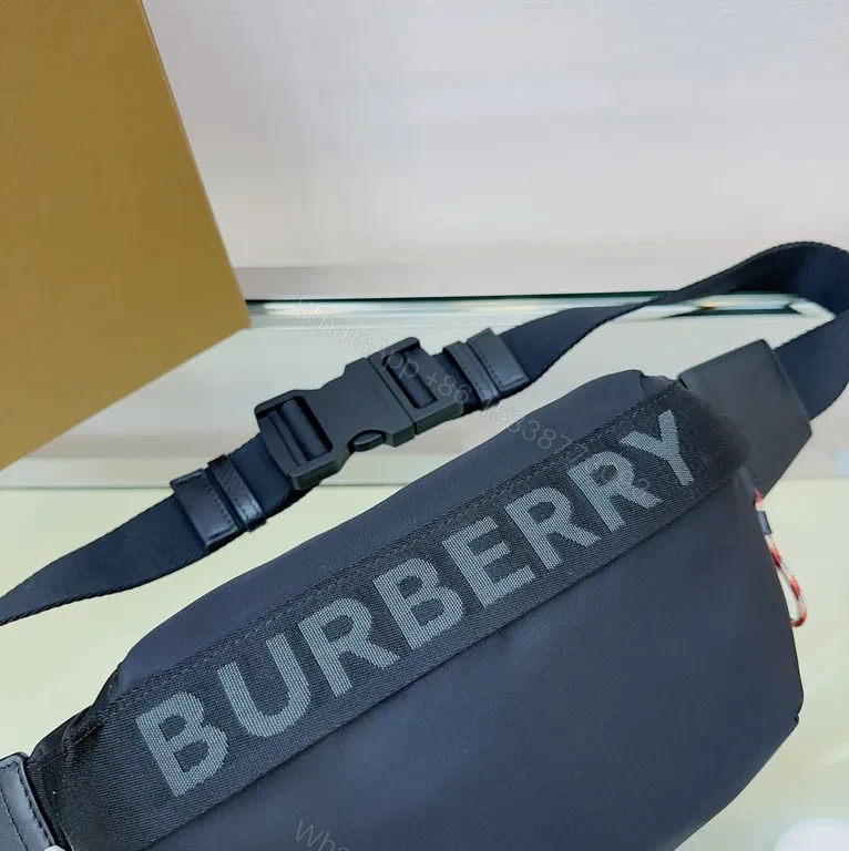 View 5 of Navy Burberry Belt Bag: Compact Luxury Utility Bag