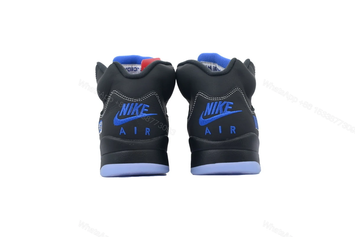 View 2 of Awake NY x Air Jordan 5 Retro 'Black Racer Blue' DV4982-004