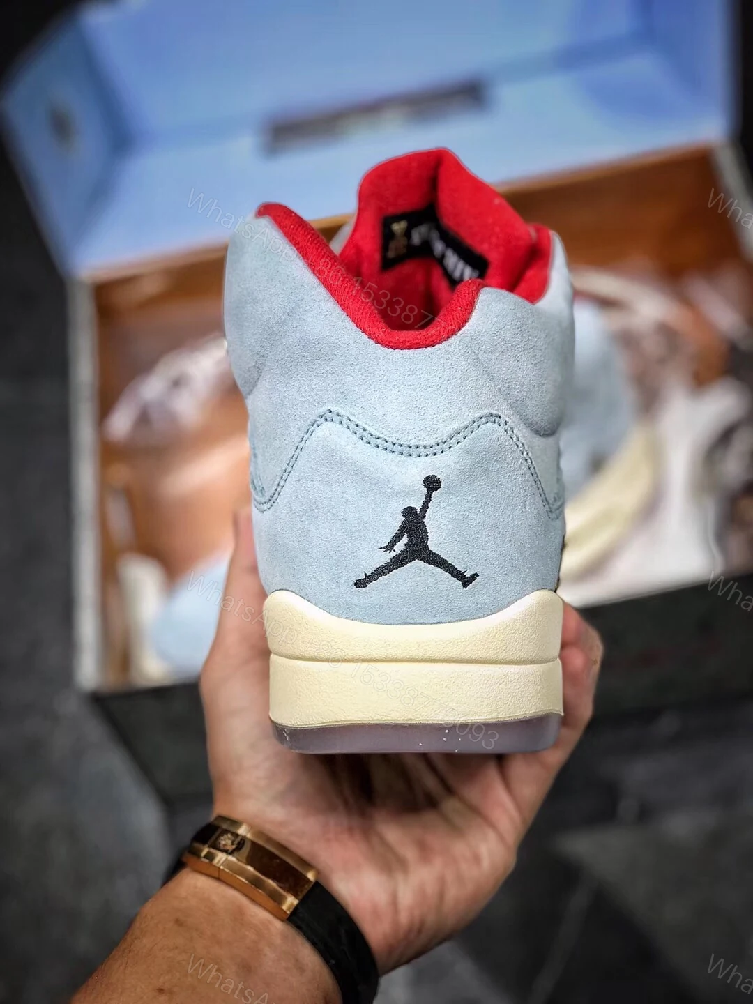 View 8 of Trophy room x Air Jordan 5 Reps