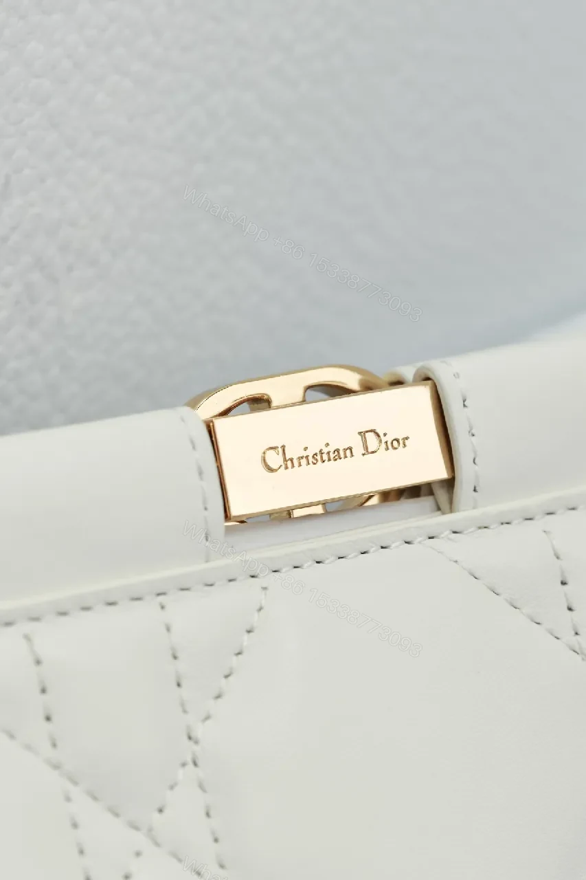 View 6 of Quilted White Leather Clutch: Subtle Luxe, Everyday Versatility
