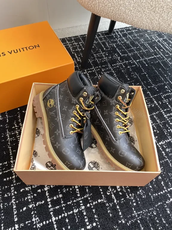 View 6 of Premium Patterned Ankle Boots: LV Monogram, Durable Comfort