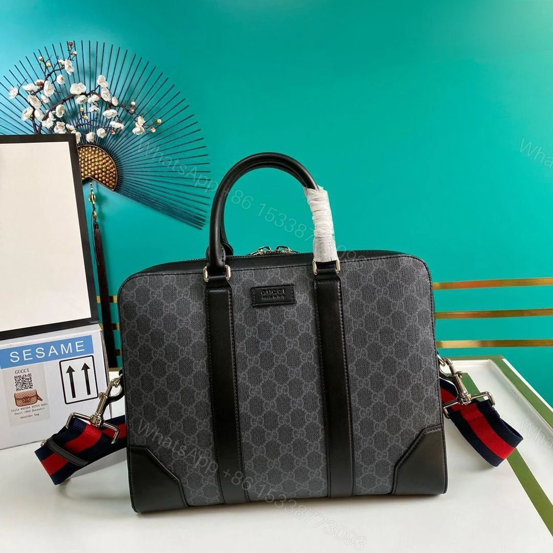 MEDIUM GG BRIEFCASE WITH TAG — view 1