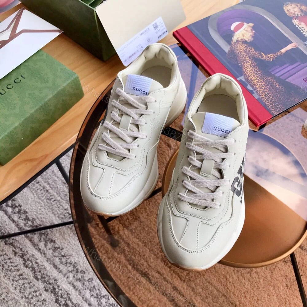 View 2 of Gucci Rhyton Sneaker With ’25’ ‎663339 2SH00 9522