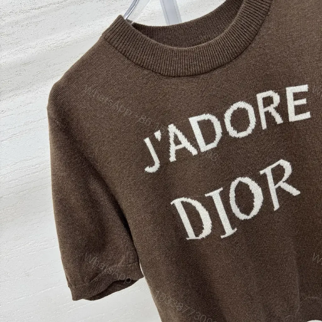 View 8 of Dark Knit — Premium Cotton Blend, Casual Luxe, Logo Accent Top