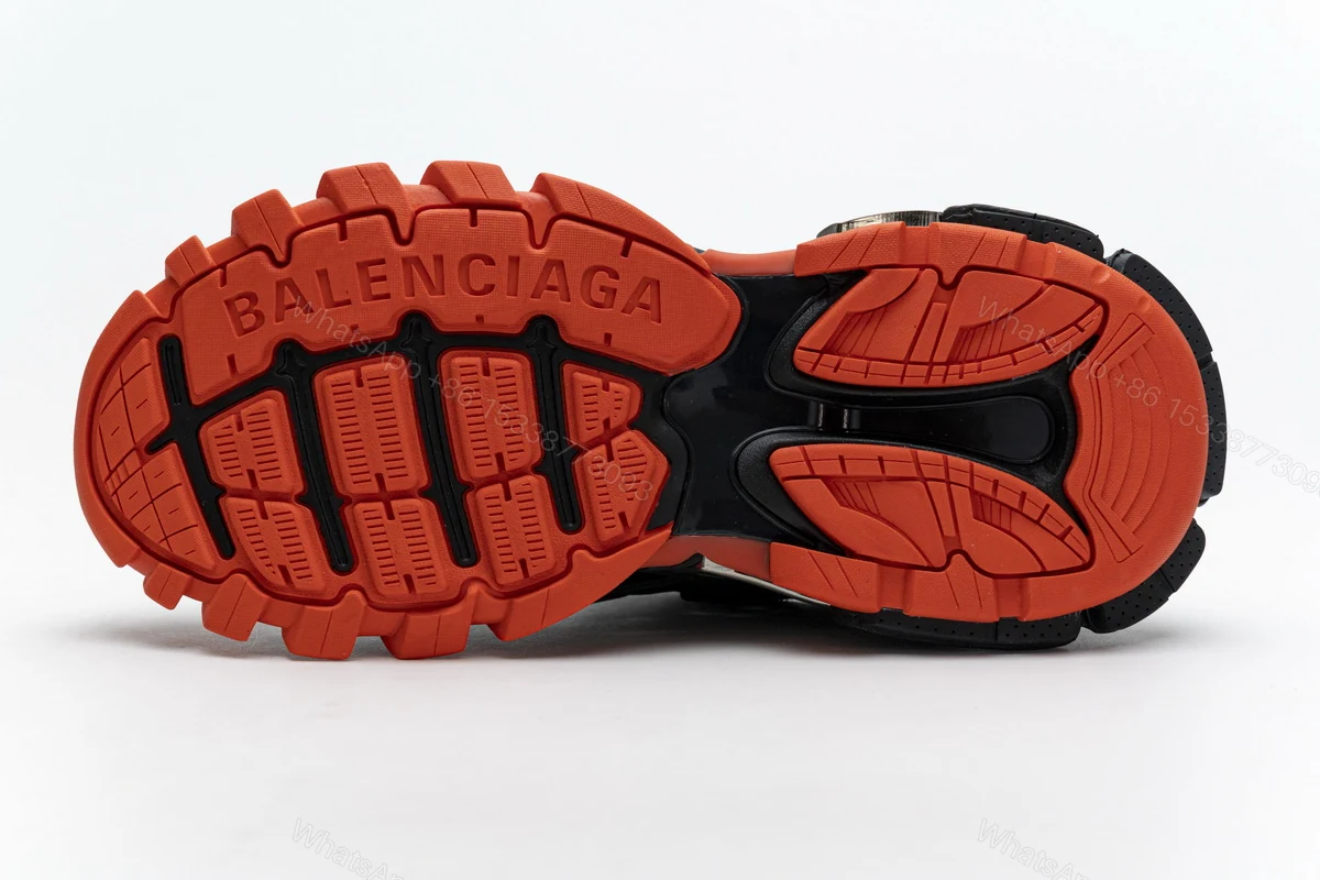 View 3 of Balenciaga Track 2 Sneaker Dark Grey Orange 570391 W2GN1 2002