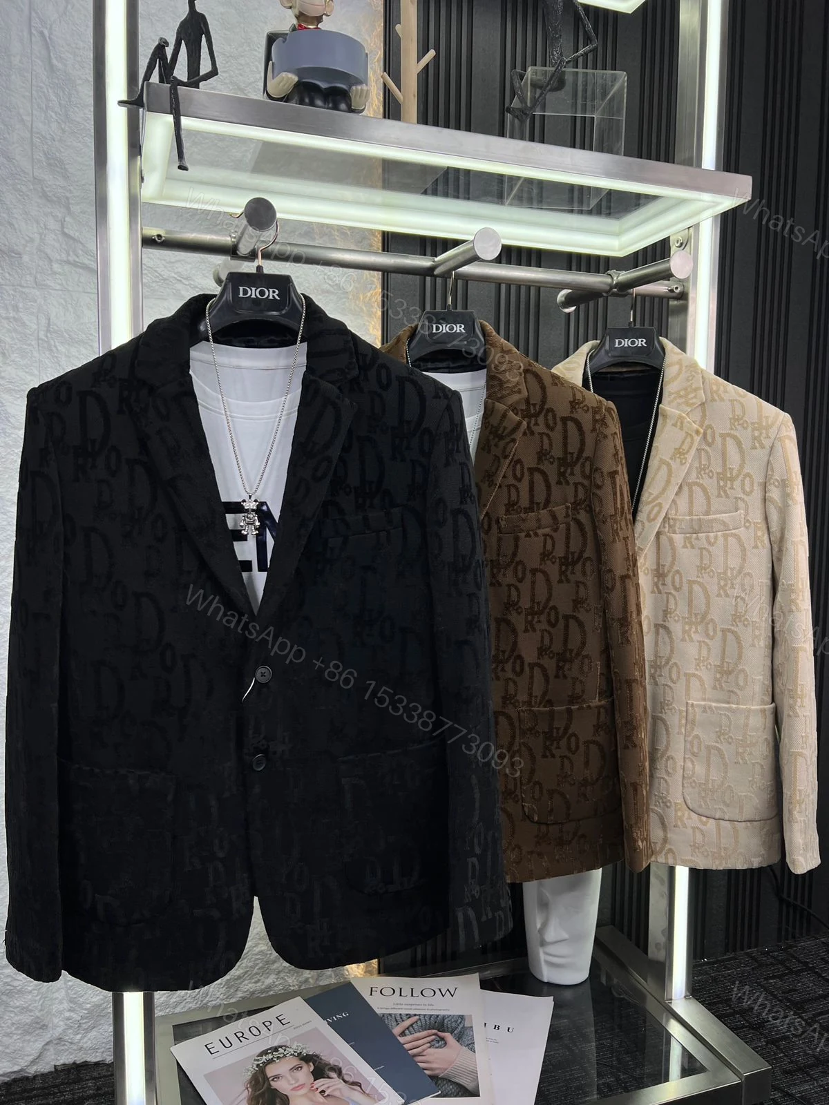 FIRST COPY DIOR IMPORTED FABRIC BLAZERS FOR MEN — view 1