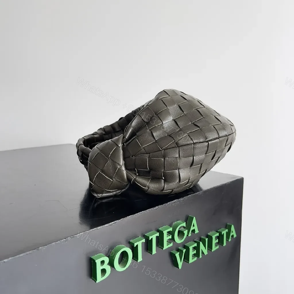 View 4 of Woven Leather Mini Bag: Structured, Compact Luxury Carry
