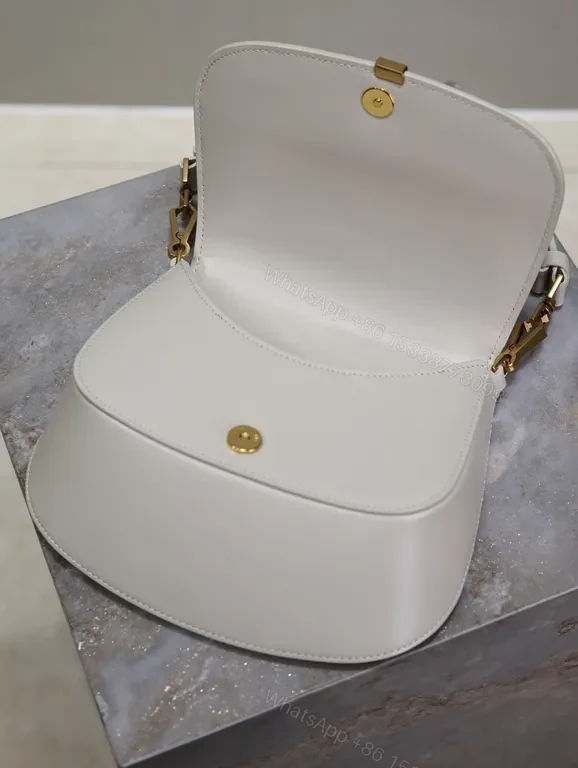 View 6 of Chic Leather Crossbody Bag â€” Gold Hardware, Everyday Luxe