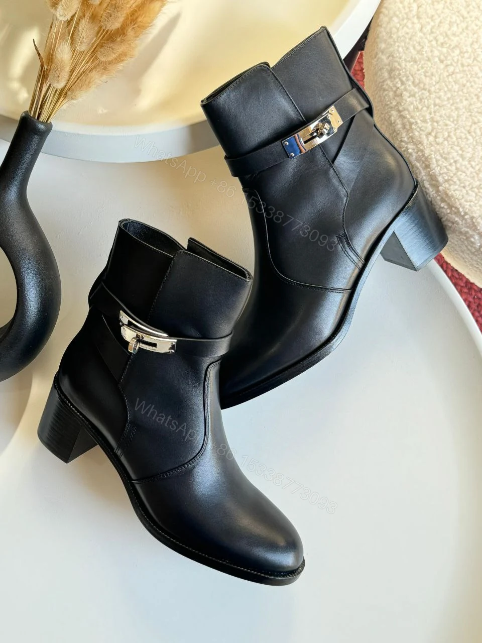 View 2 of Hermes Frenchie 50 ankle boot