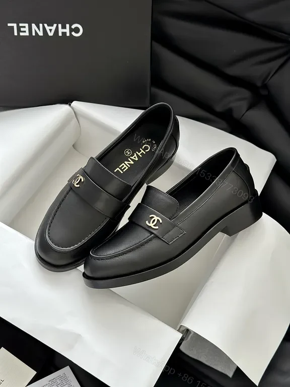 View 4 of Classic Quilted Moccasin Loafers with Gold Emblems â€” All-Day Comfort