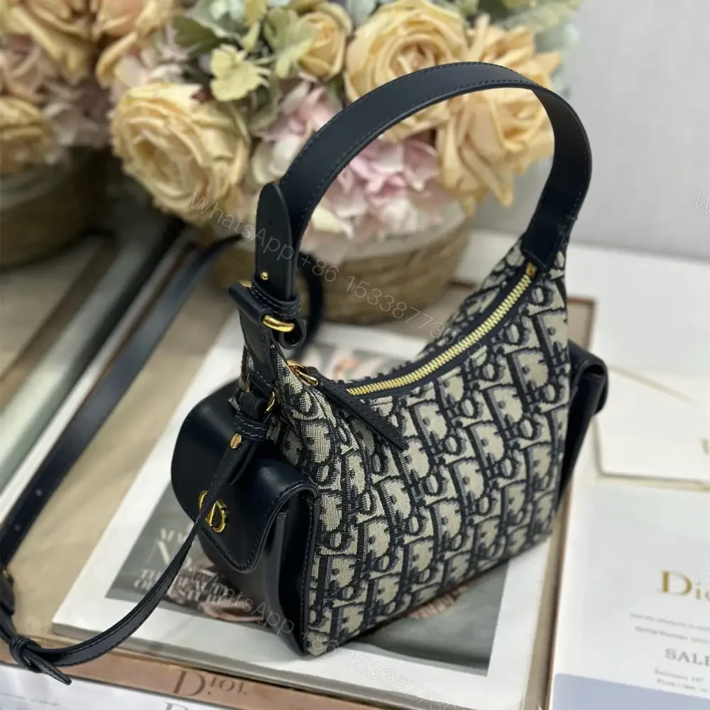 View 3 of 高仿Dior*D-Dream系列S431M928印花刺繡斜挎包Mini雙拼免檢版
