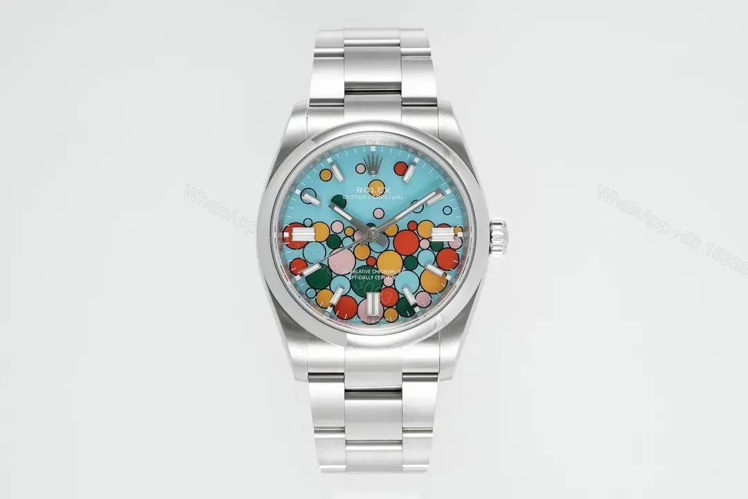 Rolex Oyster Perpetual 36 126000 Turquoise Celebration Dial Watch 126000-0009 — view 1