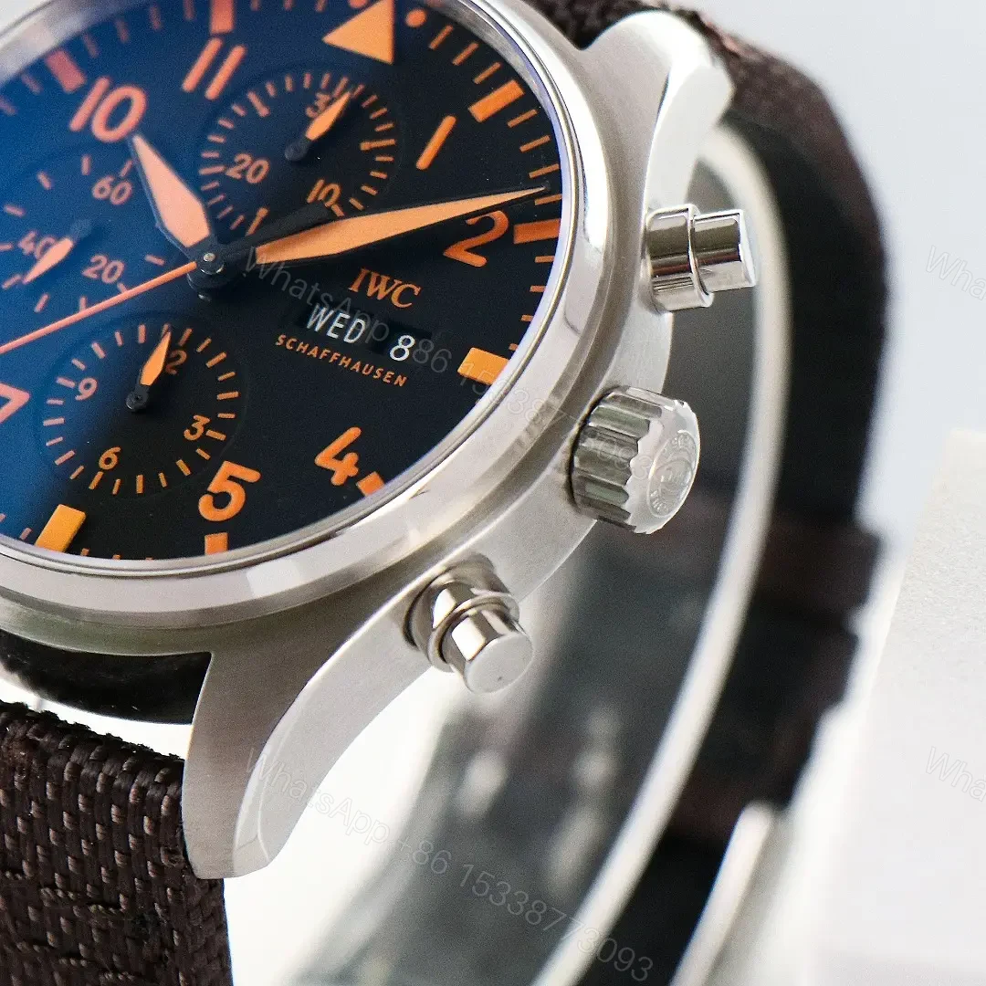 View 6 of IWC Pilot’s Watch Chronograph Stainless Steel / 20th Anniversary Watches of Switzerland IW3777-20