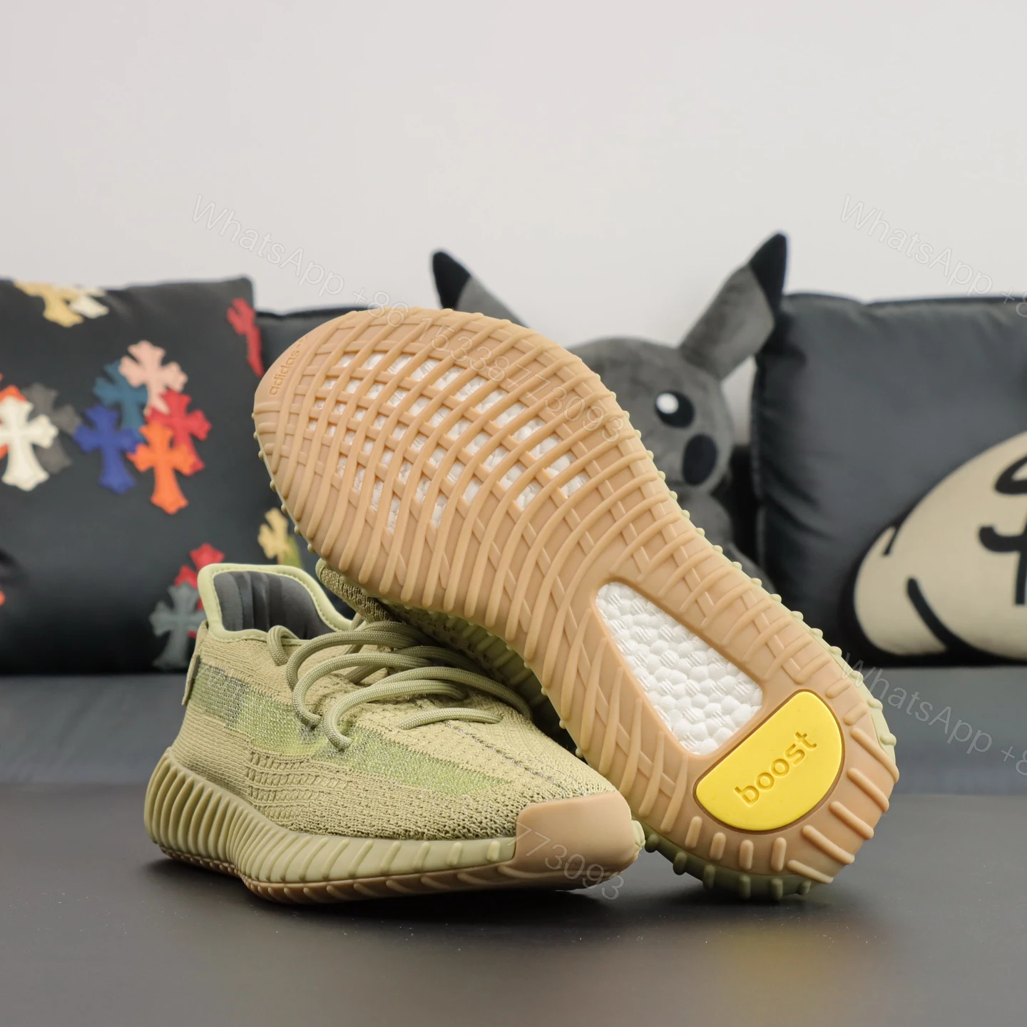 View 3 of Yeezy Boost 350 V2 Sulfur Reps