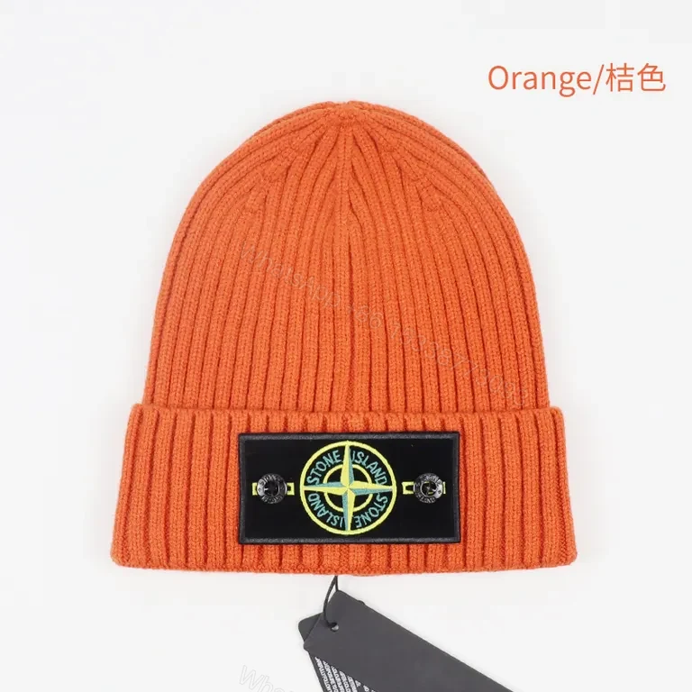 View 9 of Soft Ribbed Beanie with Stone Island Patch â€“ Everyday Warmth