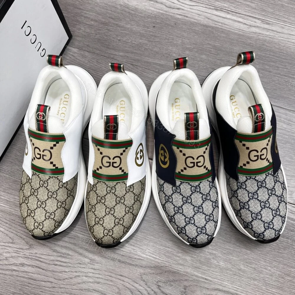 View 10 of Gucci Sneaker GG Canvas Blue White