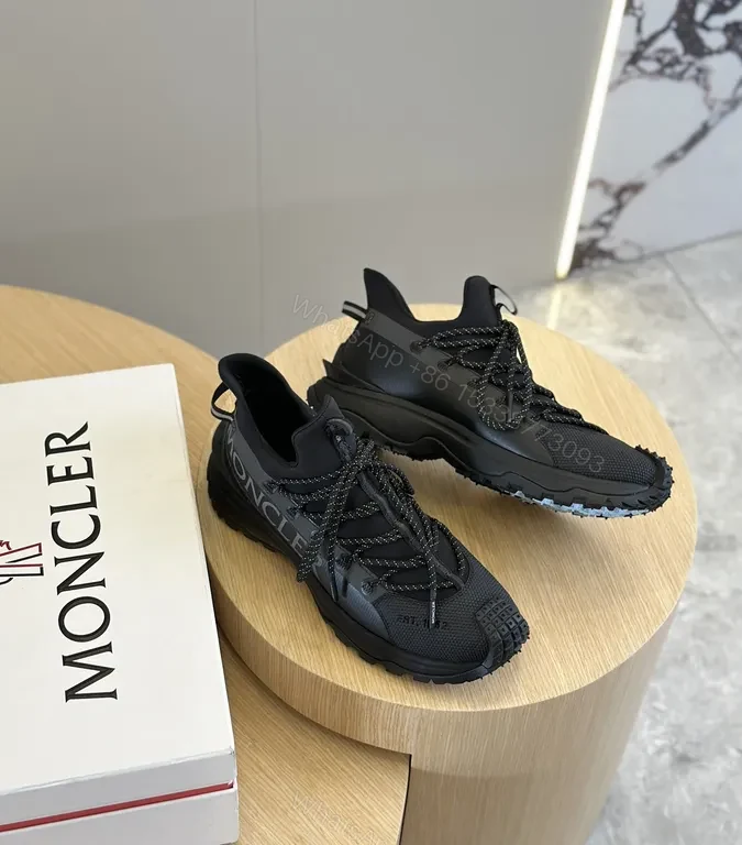 View 3 of Moncler Black Chunky Runner: All-Day Comfort, City Presence