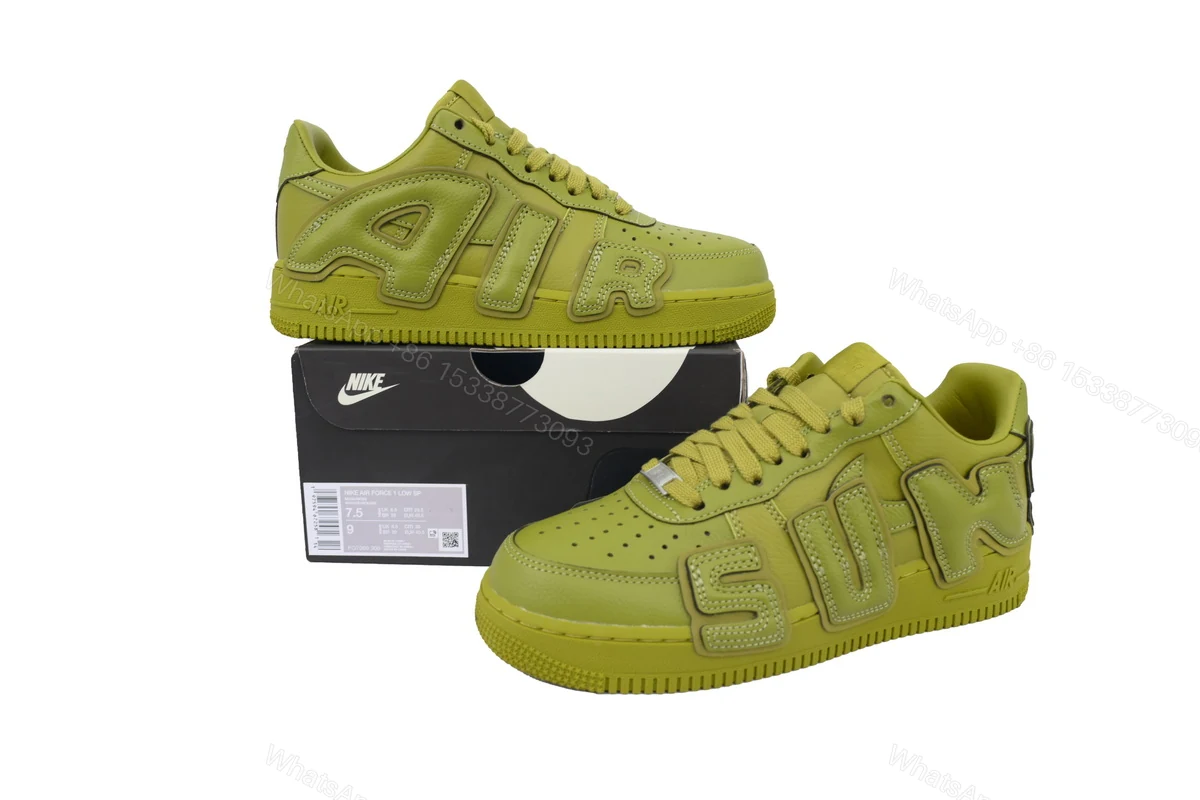 View 6 of Nike Air Force 1 Low Cactus Plant Flea Market x Air Force 1 Low Premium 'Moss' FQ7069-300
