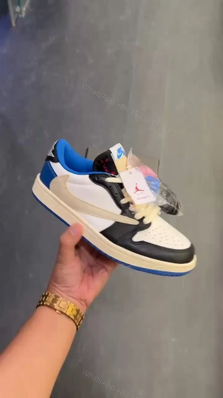 View 8 of First Copy Air Jordan Retro 1 Travis Scott x Fragment