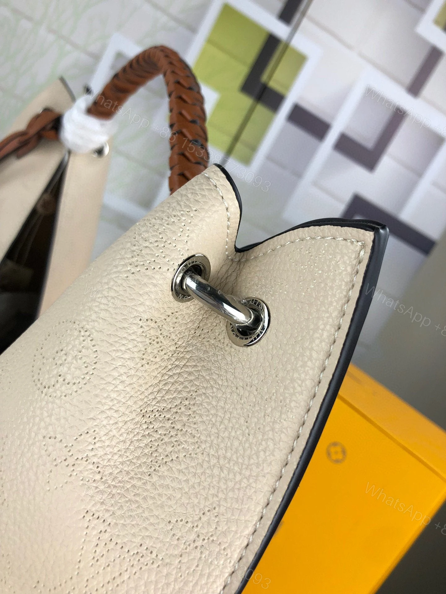 View 20 of Louis Vuitton Carmel Hobo Bag ‘Mouse Grey’