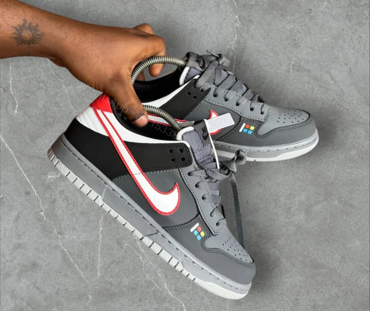 View 4 of FIRST COPY Nike SB Dunk Supreme Grey 2025