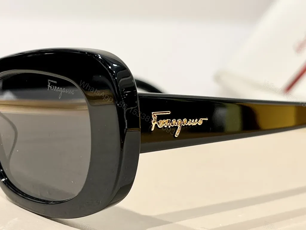 View 2 of Bold Pink Frames Sunglasses: Ferragamo Pink High-Gloss Acetate