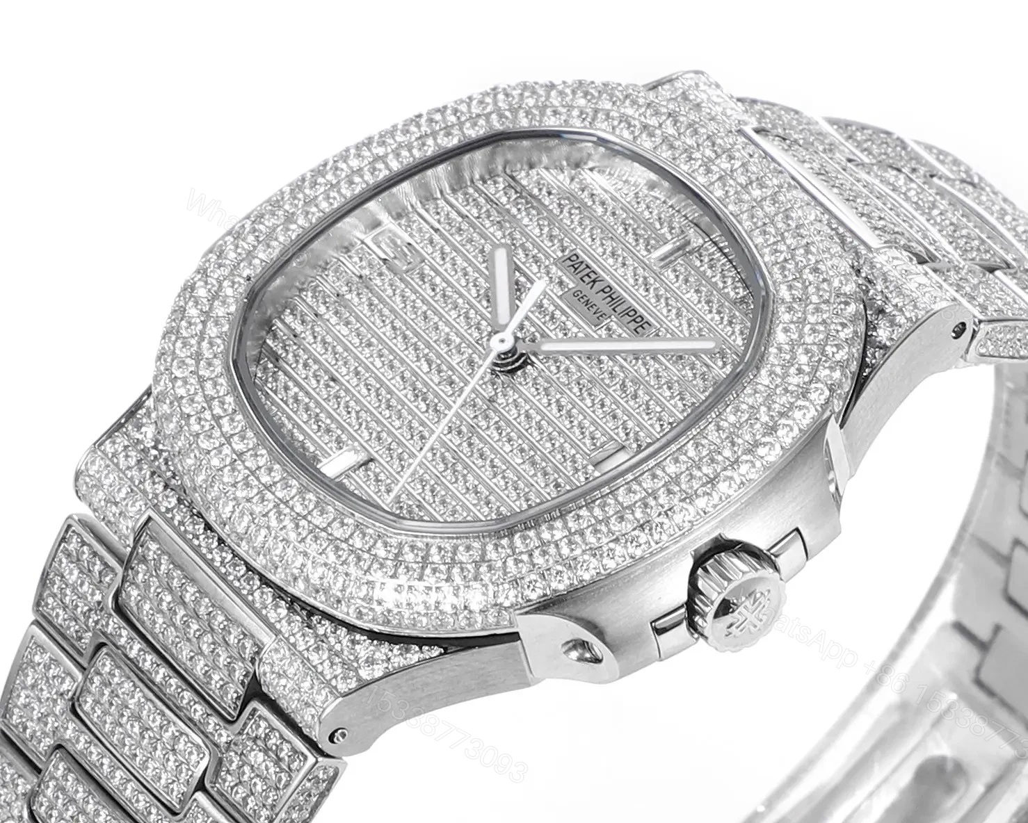 View 5 of Patek Philippe Nautilus Full Star Watch, Platinum