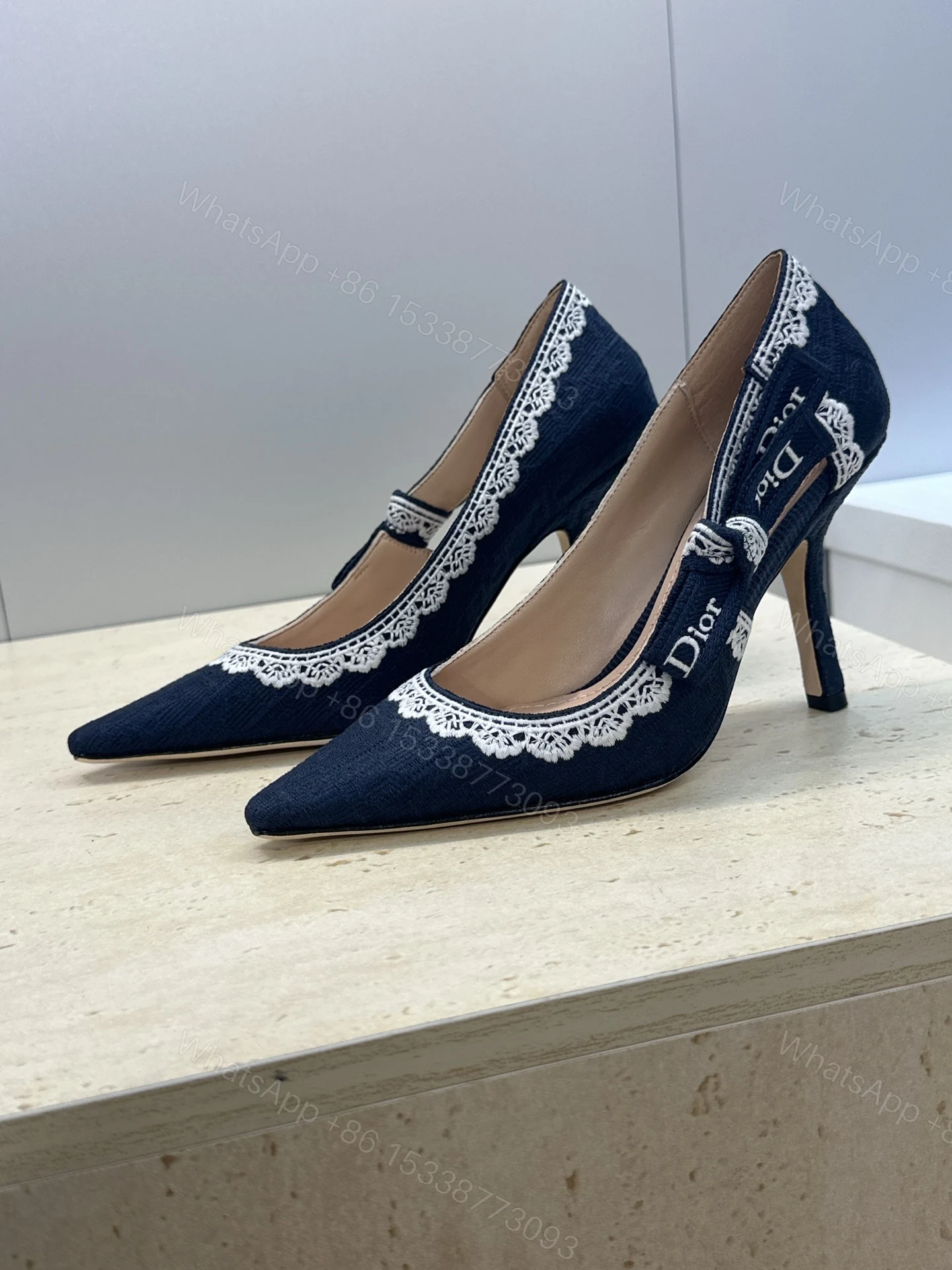 View 2 of Dior J’Adior slingback pumps Blue