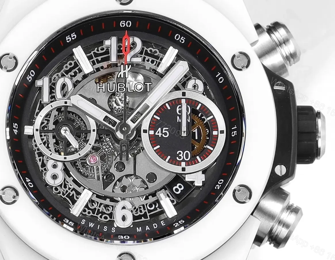 View 4 of HB Factory Hublot Big Bang Unico White Ceramic Watch