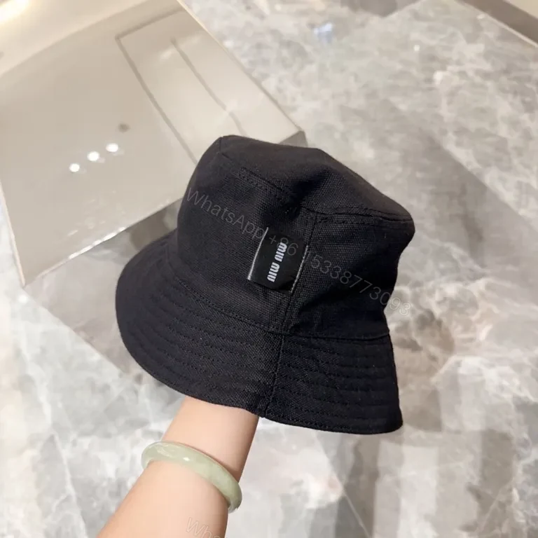 View 4 of Deep Black Bucket Hat â€“ Lightweight Luxury, All-Day Comfort