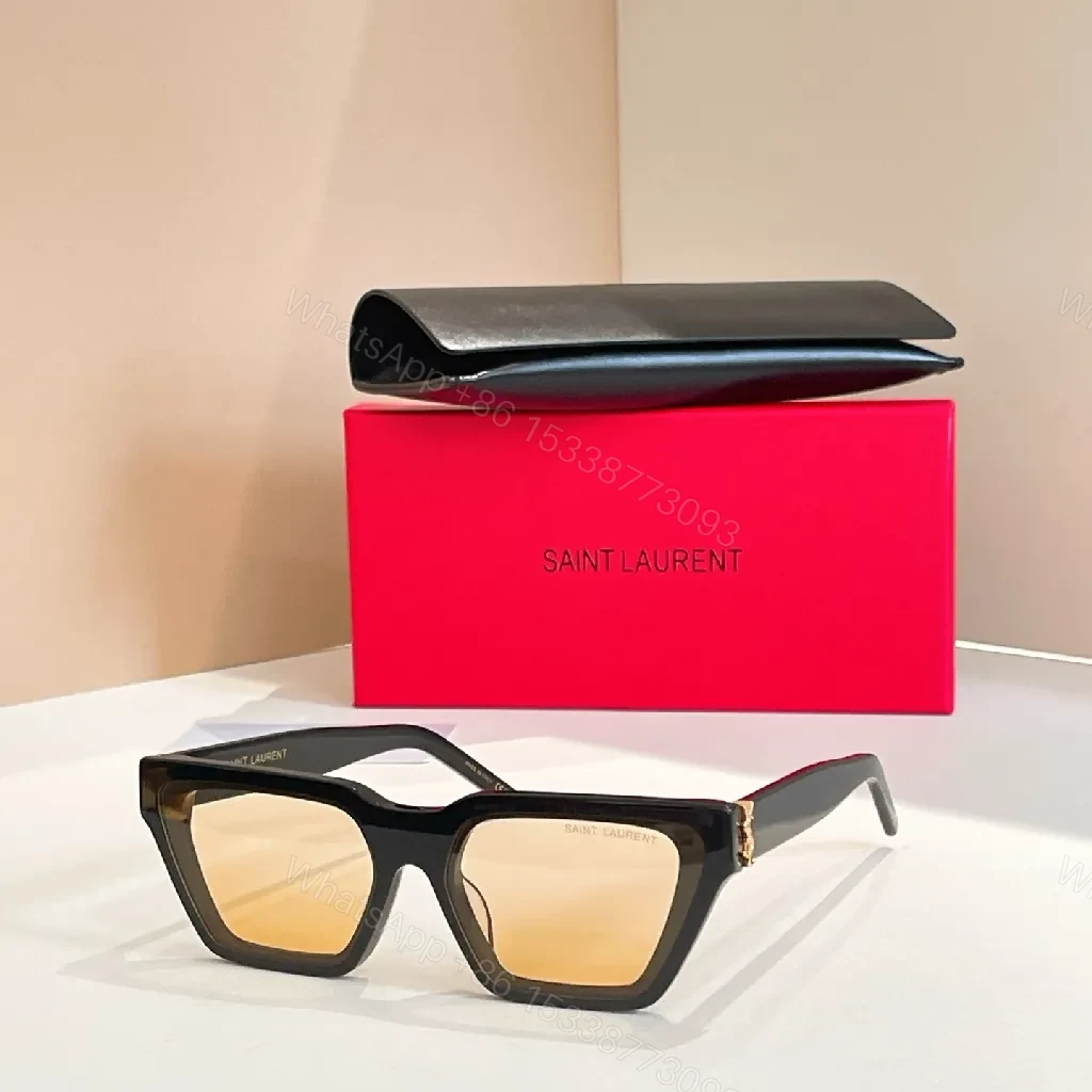 Amber Gradient + Heat-Treated Acetate + Geometric Luxe + UV400 Protection + Sunglasses — view 1