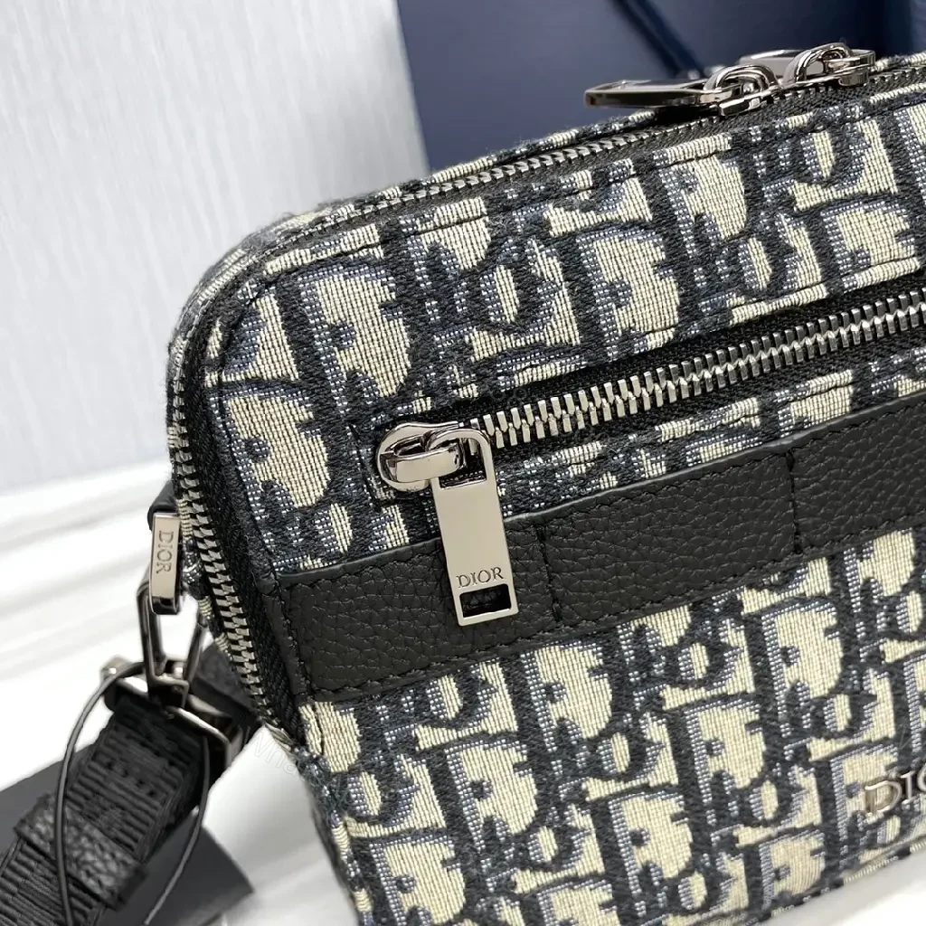 View 5 of Monogram Crossbody: Grayscale Luxe, Hidden Utility, Compact Style