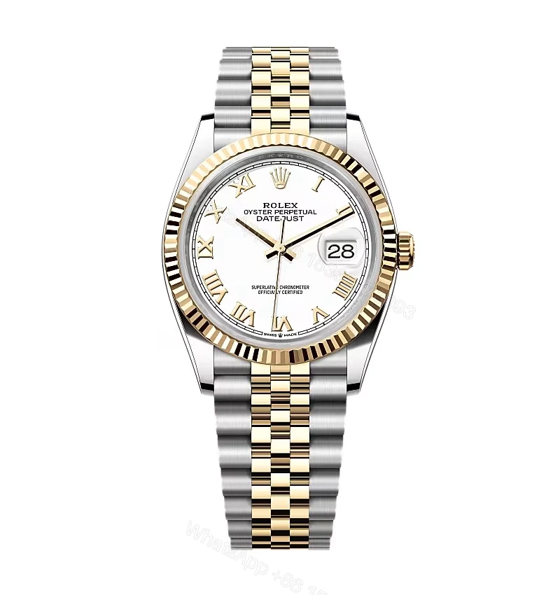 Rolex Datejust White Roman Dial 126233-0029 36 mm — view 1
