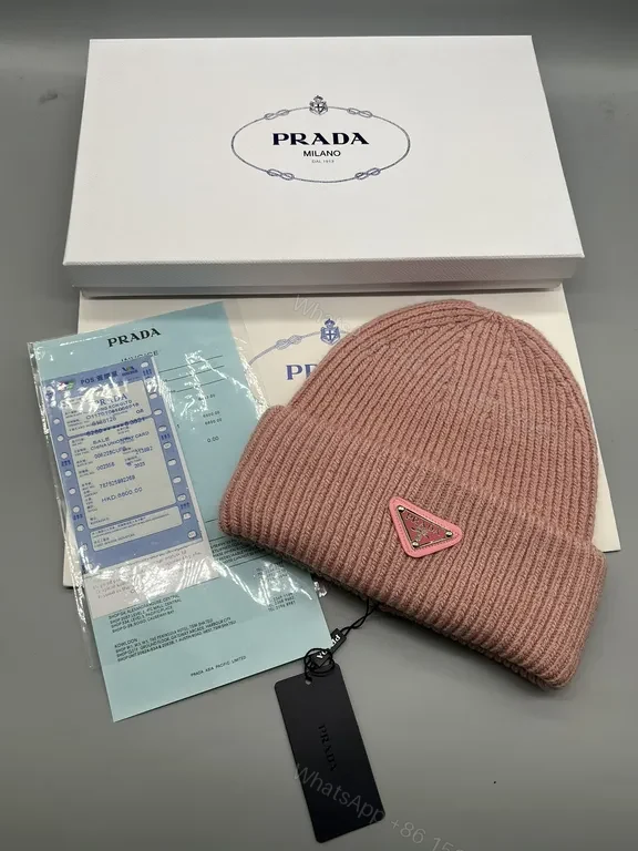 View 8 of Prada-Inspired Knit Beanie: Luxe Black warmth