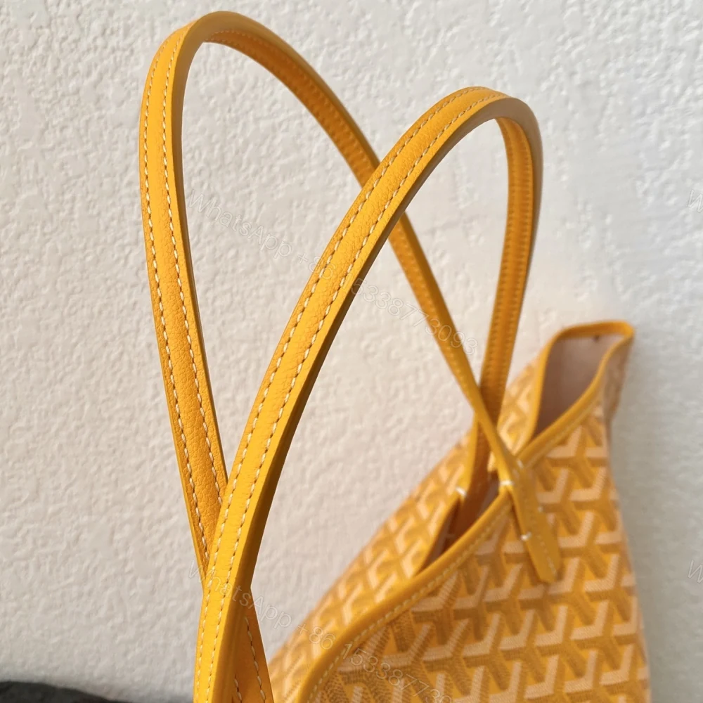 View 3 of 高仿Goyard*STLOUI2滿印Tote媽咪袋黃色大號免檢版